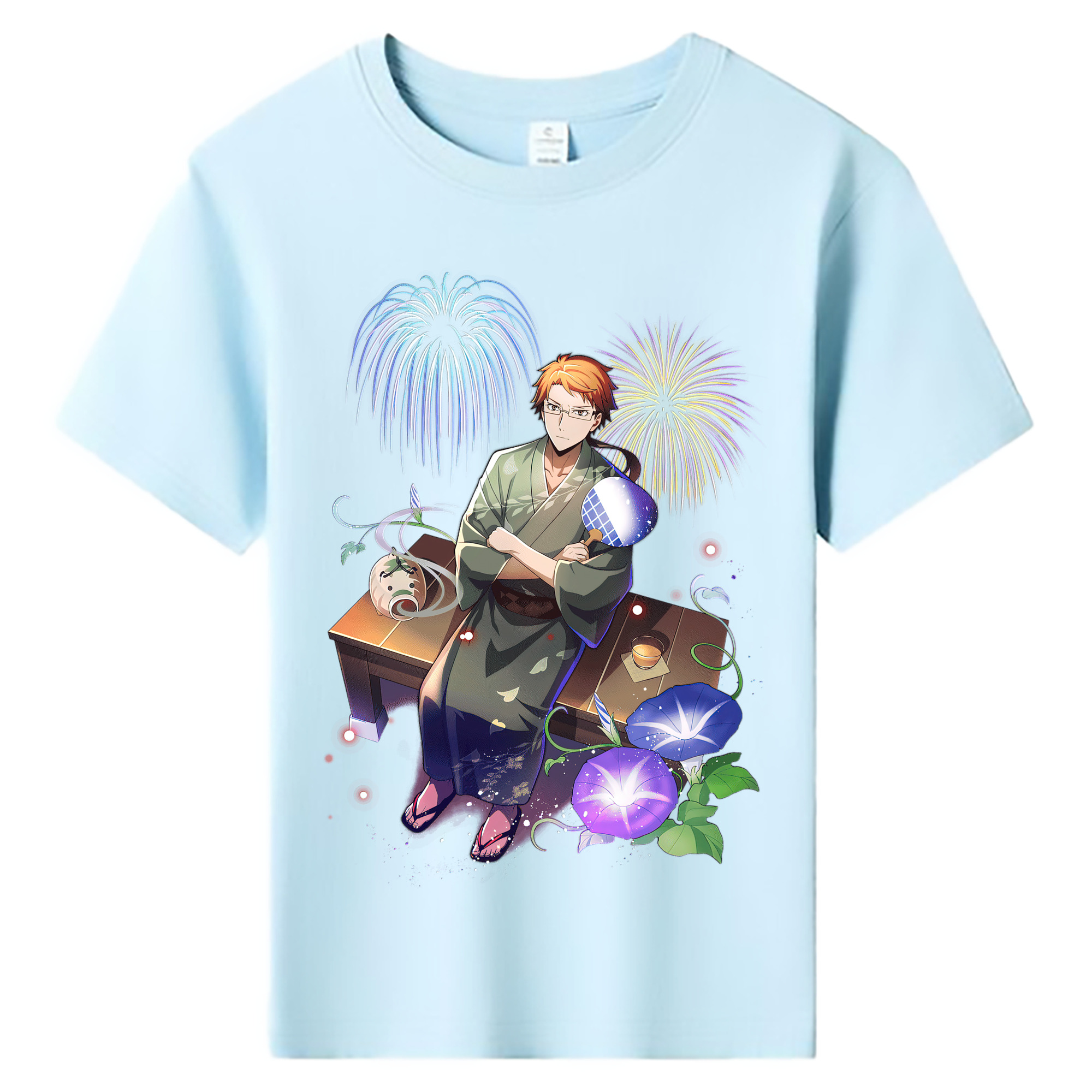 （画像用） 文豪ストレイドッグス Bungo Stray Dogs 綿100％キッズTシャツ（フロントプリント）